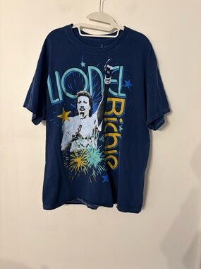 Navy Lionel Richie Graphic Short Sleeve Tee - Unbranded